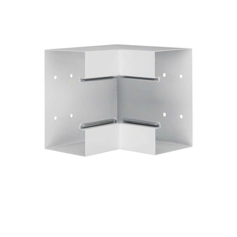 Colț interior din profil de bază la BRS 100x170mm Capac 80mm din tablă de oțel alb  , Hager BRS10017049010