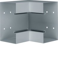 Colț interior din profil de bază la BRS 100x170mm Capac 80mm din tablă de oțel zincat , Hager BRS1001704VERZ