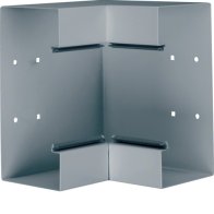 Colț interior din profil de bază la BRS 100x210mm Capac 120mm din tablă de oțel zincat , Hager BRS1002104BVERZ