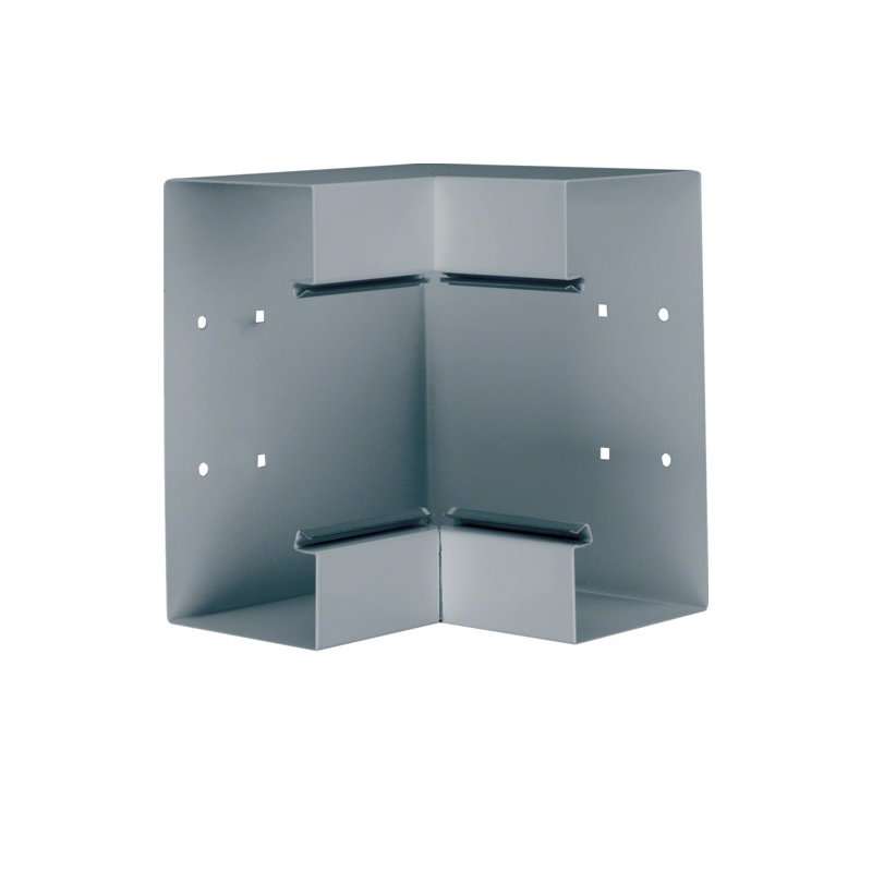 Colț interior din profil de bază la BRS 100x210mm Capac 120mm din tablă de oțel zincat , Hager BRS1002104BVERZ