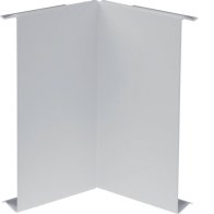 Capac colț interior la BRS 120mm din tablă de oțel in gri deschis  , Hager BRS1202I7035