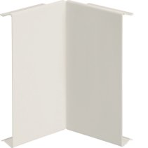 Capac colț interior la BRS 120mm din tablă de oțel in crem , Hager BRS1202I9001