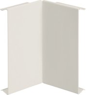 Capac colț interior la BRS 120mm din tablă de oțel in crem , Hager BRS1202I9001