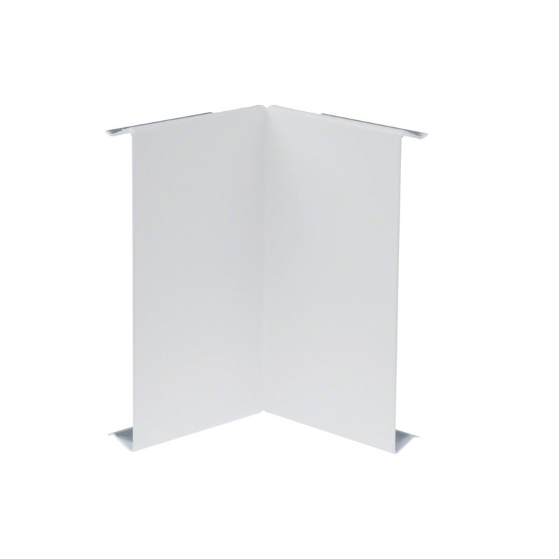 Capac colț interior la BRS 120mm din tablă de oțel in alb  , Hager BRS1202I9010