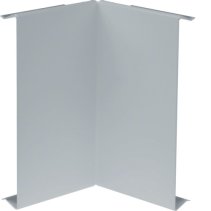 Capac colț interior la Canal cablu aparataj BRS 120mm din tablă de oțel zincat , Hager BRS1202IVERZ