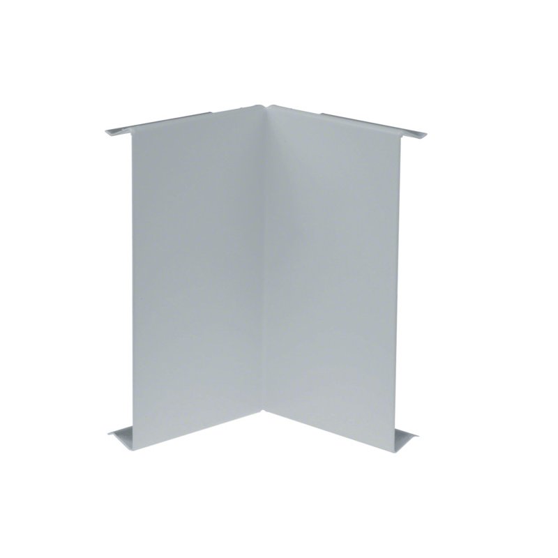 Capac colț interior la Canal cablu aparataj BRS 120mm din tablă de oțel zincat , Hager BRS1202IVERZ