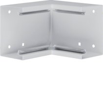 Colț interior din profil de bază tablă de oțel la BRS 70x100mm Capac 80mm gri deschis  , Hager BRS6510047035