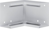 Colț interior din profil de bază tablă de oțel la BRS 70x100mm Capac 80mm gri deschis  , Hager BRS6510047035