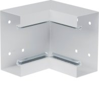 Colț interior din profil de bază tablă de oțel la BRS 70x130mm Capac 80mm gri deschis  , Hager BRS6513047035