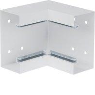 Colț interior din profil de bază la BRS 68x130mm Capac 80mm tablă de oțel alb uz. , Hager BRS6513049016