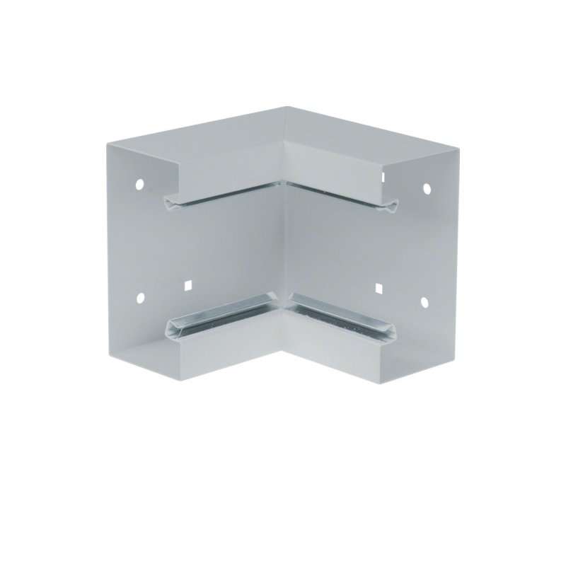 Colț interior din profil de bază tablă de oțel la BRS 70x130mm Capac 80mm zincat , Hager BRS651304VERZ