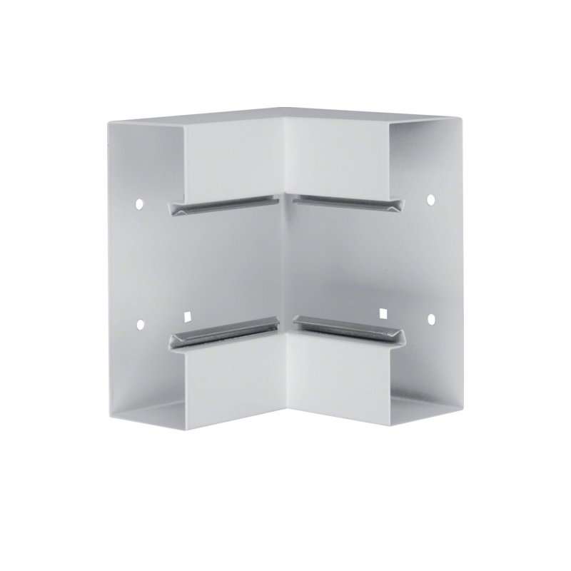 Colț interior din profil de bază tablă de oțel la BRS 70x170mm Capac 80mm gri deschis  , Hager BRS6517047035