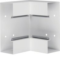 Colț interior din profil de bază tablă de oțel la BRS 70x170mm Capac 80mm alb  , Hager BRS6517049010