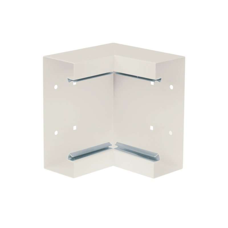 Colț interior din profil de bază la BRS 68x170mm Capac 120mm din tablă de oțel crem , Hager BRS651704B9001
