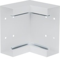 Colț interior din profil de bază la BRS 68x170mm Capac 120mm din tablă de oțel alb  , Hager BRS651704B9010