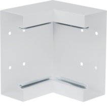 Colț interior din profil de bază la BRS 66x170mm Capac 120mm tablă de oțel alb uz. , Hager BRS651704B9016