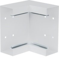 Colț interior din profil de bază la BRS 66x170mm Capac 120mm tablă de oțel alb uz. , Hager BRS651704B9016
