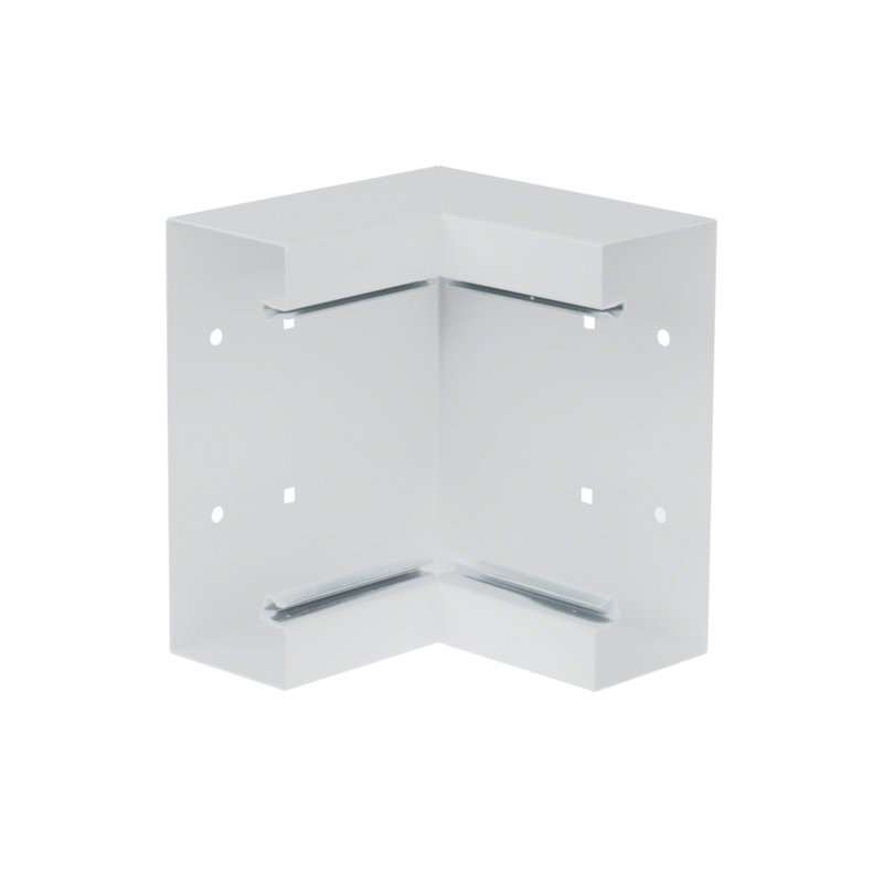 Colț interior din profil de bază la BRS 66x170mm Capac 120mm tablă de oțel alb uz. , Hager BRS651704B9016