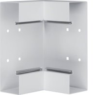 Colț interior din profil de bază la BRS 68x210mm Capac 120mm din tablă de oțel gri deschis  , Hager BRS652104B7035
