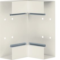 Colț interior din profil de bază la BRS 68x210mm Capac 120mm din tablă de oțel crem , Hager BRS652104B9001