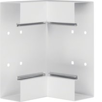 Colț interior din profil de bază la BRS 68x210mm Capac 120mm din tablă de oțel alb  , Hager BRS652104B9010