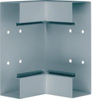 Colț interior din profil de bază la BRS 68x210mm Capac 120mm din tablă de oțel zincat , Hager BRS652104BVERZ