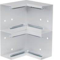 Colț interior din profil de bază tablă de oțel la BRS 70x210mm Capac 2x80mm gri deschis  , Hager BRS652104D7035