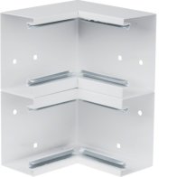 Colț interior din profil de bază tablă de oțel la BRS 70x210mm Capac 2x80mm alb  , Hager BRS652104D9010
