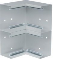 Colț interior din profil de bază tablă de oțel la BRS 70x210mm Capac 2x80mm zincat , Hager BRS652104DVERZ