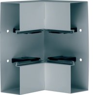 Colț interior din profil de bază tablă de oțel la BRS 70x210mm Capac 80mm zincat , Hager BRS652104VERZ