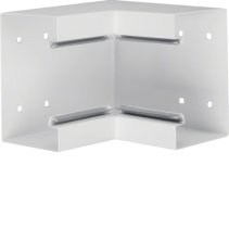 Colț interior din profil de bază la BRS 85x130mm Capac 80mm din tablă de oțel alb  , Hager BRS8513049010