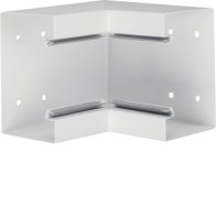 Colț interior din profil de bază la BRS 83x130mm Capac 80mm tablă de oțel alb uz. , Hager BRS8513049016