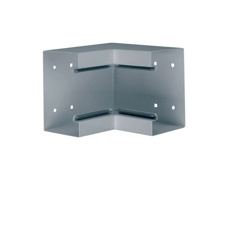 Colț interior din profil de bază la BRS 85x130mm Capac 80mm din tablă de oțel zincat , Hager BRS851304VERZ