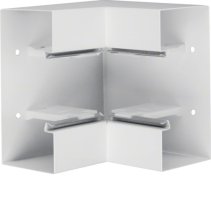 Colț interior din profil de bază la BRS 85x170mm Capac 80mm din tablă de oțel alb  , Hager BRS8517049010