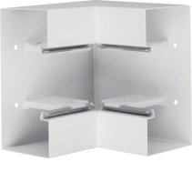Colț interior din profil de bază la BRS 83x170mm Capac 80mm tablă de oțel alb uz. , Hager BRS8517049016
