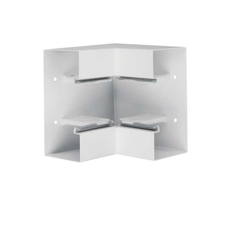 Colț interior din profil de bază la BRS 83x170mm Capac 80mm tablă de oțel alb uz. , Hager BRS8517049016