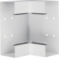 Colț interior din profil de bază la BRS 85x210mm Capac 120mm din tablă de oțel alb  , Hager BRS852104B9010