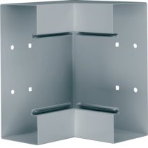 Colț interior din profil de bază la BRS 85x210mm Capac 120mm din tablă de oțel zincat , Hager BRS852104BVERZ