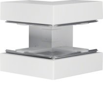 Colț exterior din profil de bază la BRS 100x170mm Capac 80mm din tablă de oțel alb  , Hager BRS10017039010