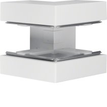 Colț exterior din profil de bază la BRS 100x170mm Capac 80mm tablă de oțel alb uz. , Hager BRS10017039016