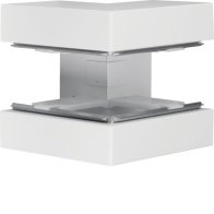 Colț exterior din profil de bază la BRS 100x170mm Capac 80mm tablă de oțel alb uz. , Hager BRS10017039016