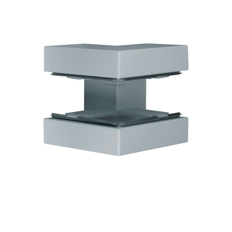 Colț exterior din profil de bază la BRS 100x170mm Capac 80mm din tablă de oțel zincat , Hager BRS1001703VERZ