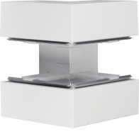 Colț exterior din profil de bază la BRS 100x210mm Capac 80mm tablă de oțel alb uz. , Hager BRS10021039016