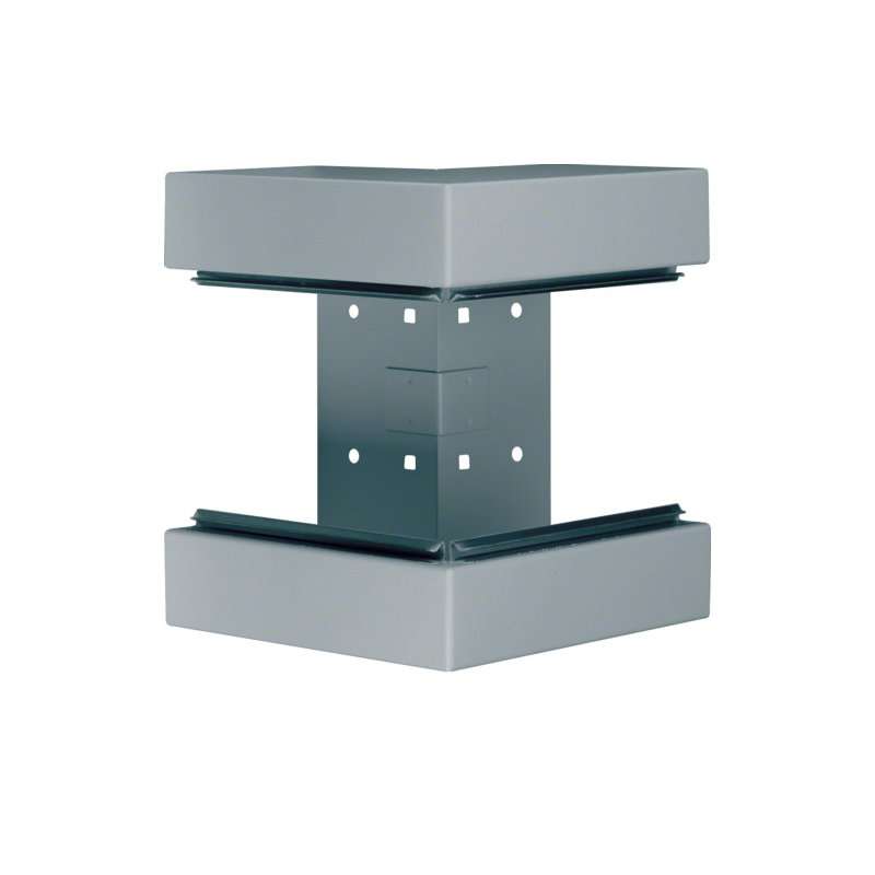 Colț exterior din profil de bază la BRS 100x210mm Capac 120mm din tablă de oțel zincat , Hager BRS1002103BVERZ