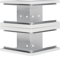 Colț exterior din profil de bază la BRS 100x210mm Capac 2x80mm tablă de oțel vweiß , Hager BRS1002103D9016