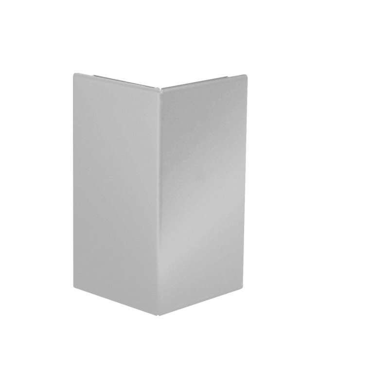 Capac colț exterior la BRS 120mm din tablă de oțel in gri deschis  , Hager BRS1202A7035