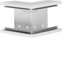 Colț exterior din profil de bază la BRS 68x100mm Capac 80mm din tablă de oțel crem , Hager BRS6510039001