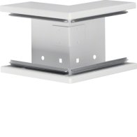 Colț exterior din profil de bază la BRS 68x100mm Capac 80mm din tablă de oțel crem , Hager BRS6510039001