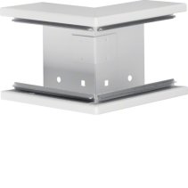 Colț exterior din profil de bază din tablă de oțel la BRS 70x100mm Capac 80mm alb  , Hager BRS6510039010