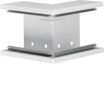 Colț exterior din profil de bază la BRS 68x100mm Capac 80mm tablă de oțel alb uz. , Hager BRS6510039016